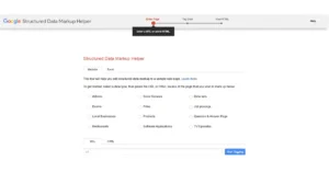 Google Structured Data Markup Helper